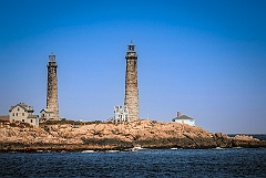 Thacher Island Twin Lights in Massachusetts